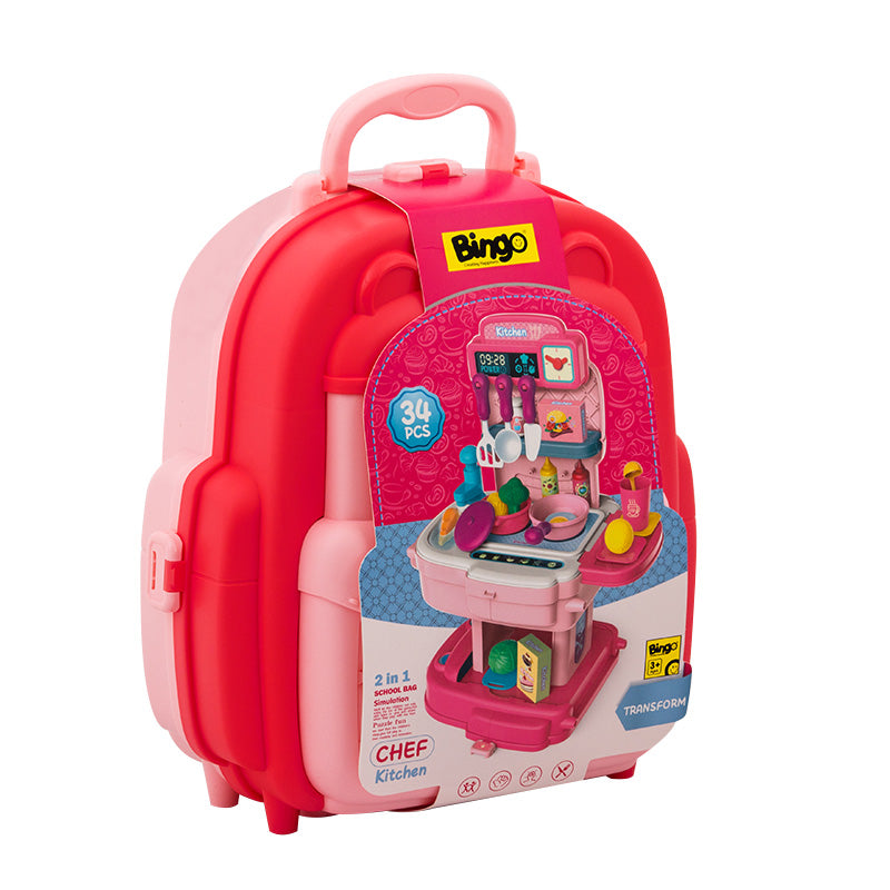 
                  
                    Ready Made Gifts- School Bag Chef Kitchen Pink
                  
                