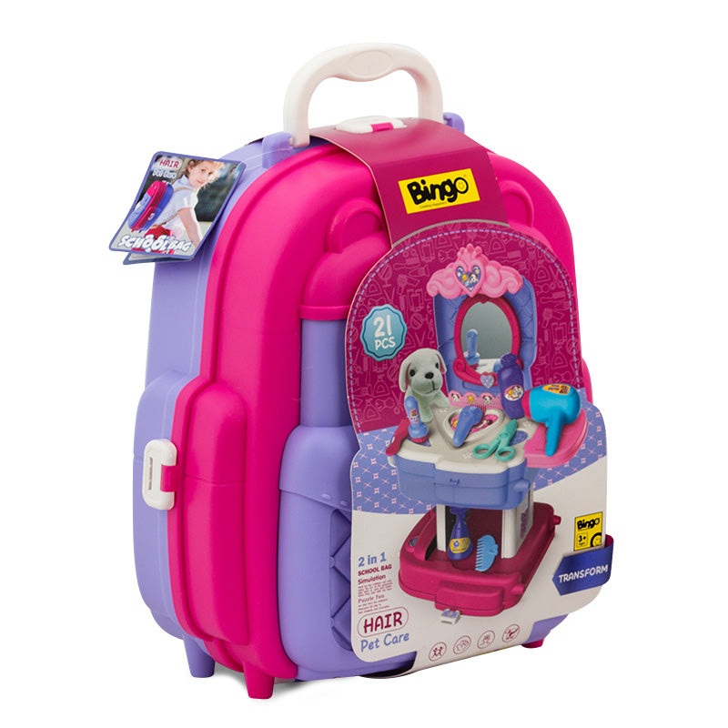 Ready Made Gifts-School Bag Hair Pet Care