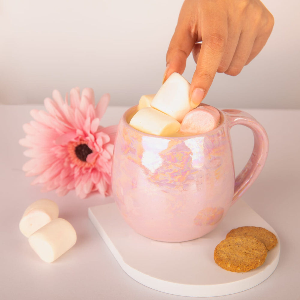 Pink Curvy Mug