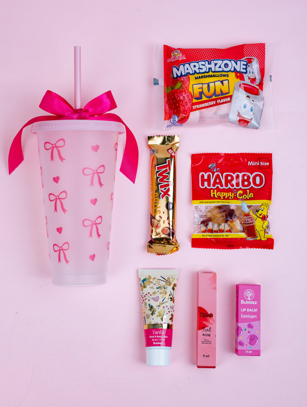 Ready Made Gifts-The Blush Bow Delights Cup