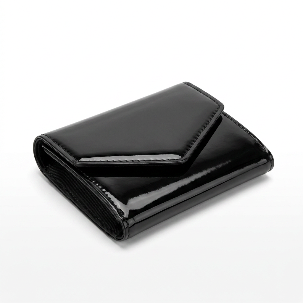 
                  
                    Classic Glossy Black Wallet
                  
                
