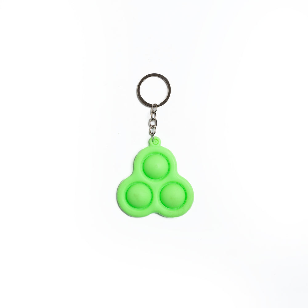 giftopiia-silicone keychain stress relief green