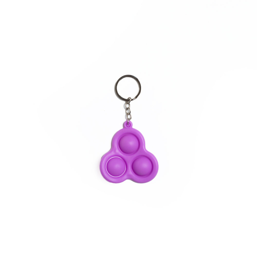 giftopiia-silicone keychain stress relief purple