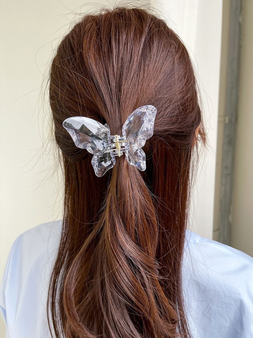 giftopiia-Butterfly Hair Clip Crystal