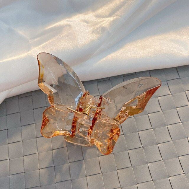 giftopiia-Mini Butterfly Hair Clip Orange