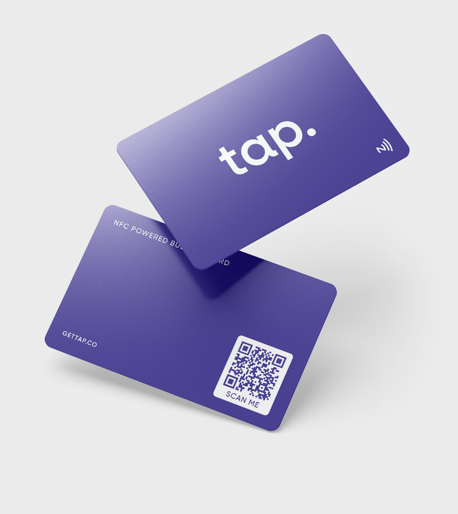Ready Made Gifts- Tap NFC Business Card Share Everything With A Tap Purple
