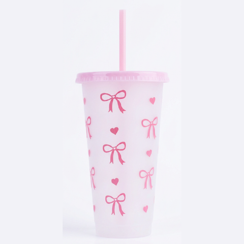 Pink Bow Cup