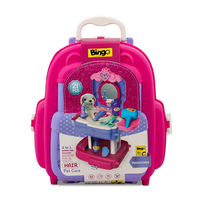 Ready Made Gifts-School Bag Hair Pet Care