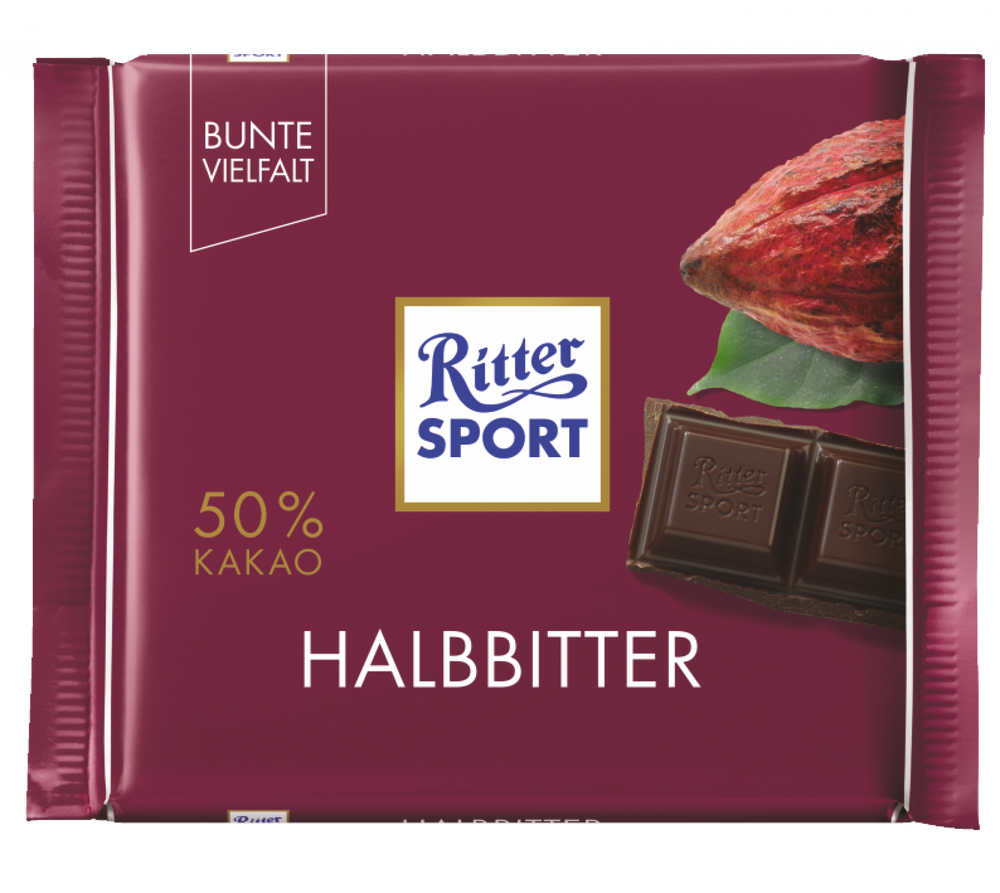 
                  
                    Ritter Sport-HALBBITTER 100G
                  
                