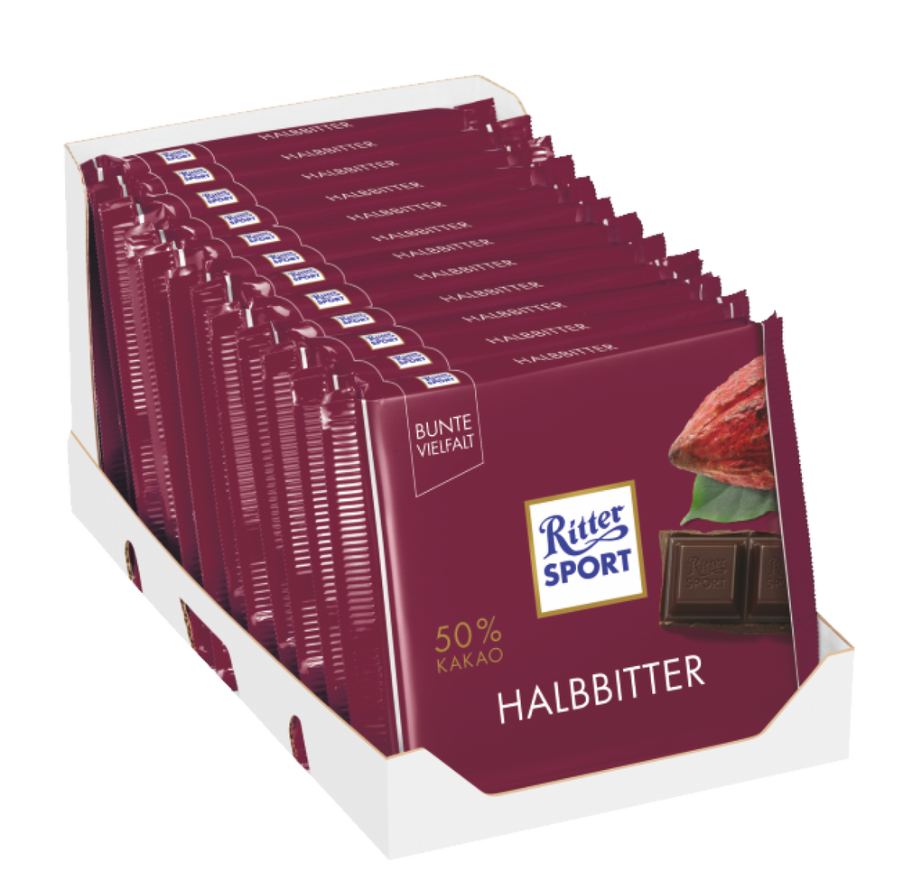 Ritter Sport-HALBBITTER 100G