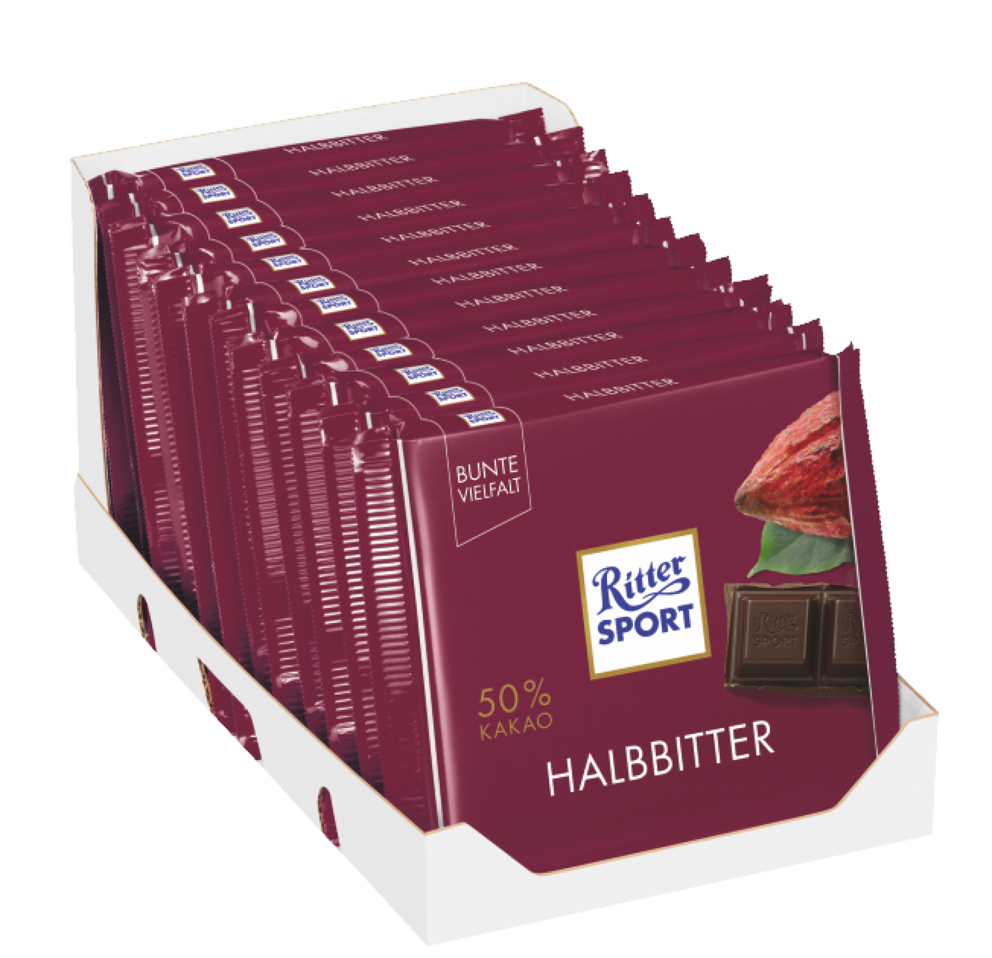 
                  
                    Ritter Sport-HALBBITTER 100G
                  
                