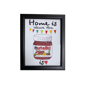 
            
                Load image into Gallery viewer, Design Avenue Frames-Home Is Where The Nutella Is
            
        