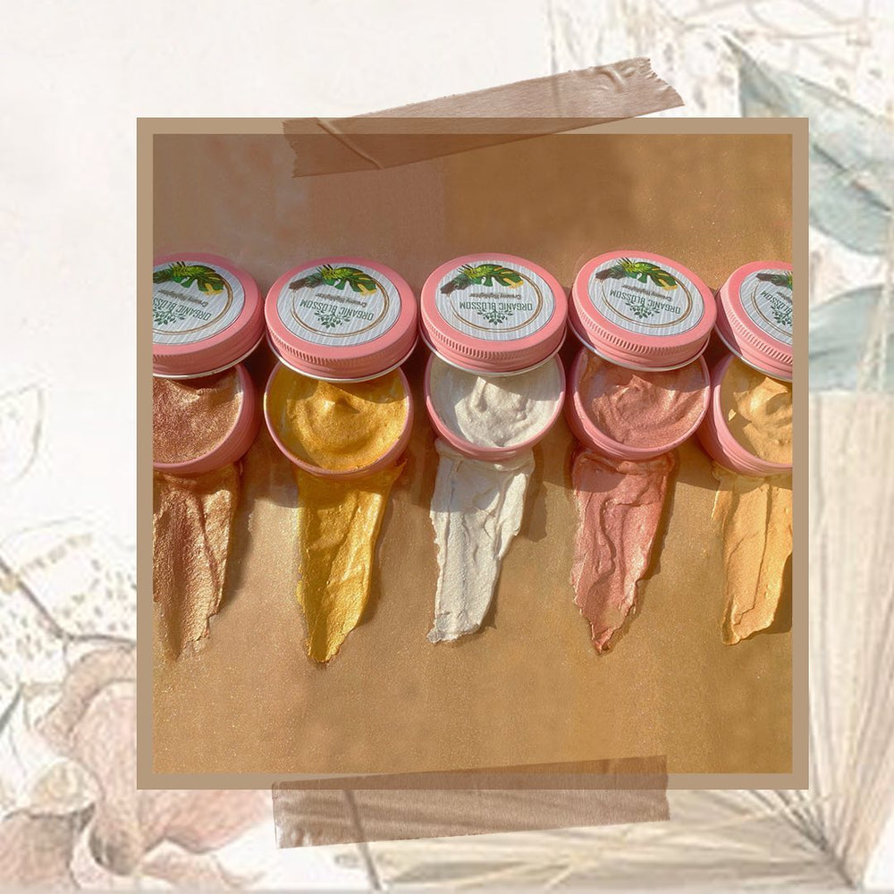 Organic Blossom-Rose Gold Cream Highlighter