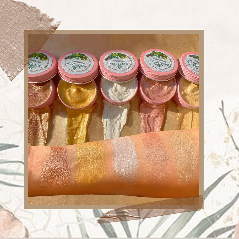 Organic Blossom-Rose Gold Cream Highlighter
