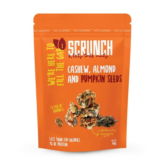 Scrunch-Cashew Almond Pumpkin Cluster