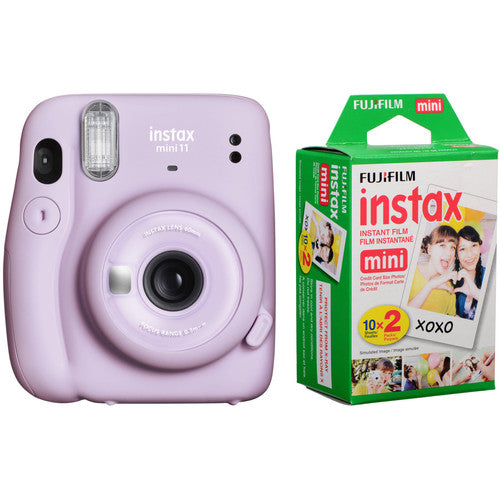 
                  
                    FujiFilm-INSTAX Mini 11 Instant Film Camera "Lilac Purple" With 10X2 Mini Film
                  
                