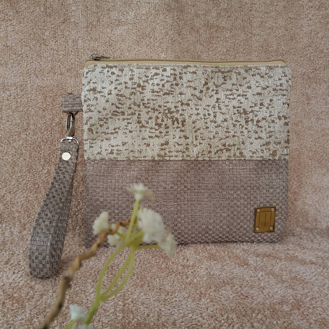 Silo-Clutch bag "beige"