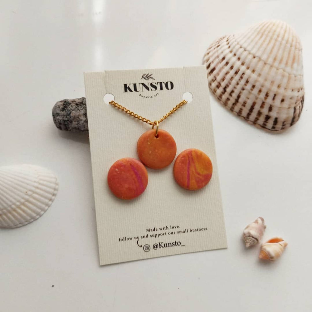 Kunsto-Sunset Orange Set