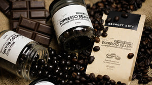 Dots-Dark Chocolate Espresso Beans 130 G