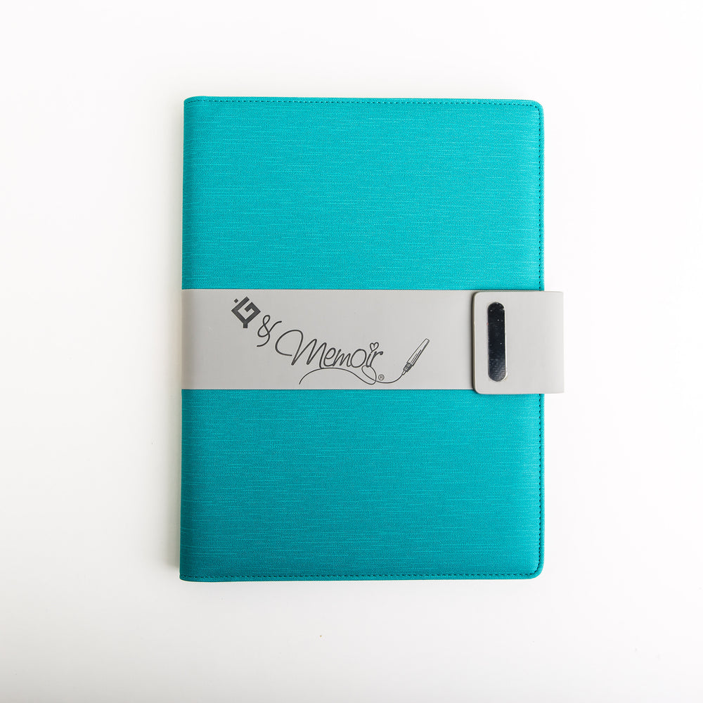 Memoir-Business Portfolio Folder "Turquoise"