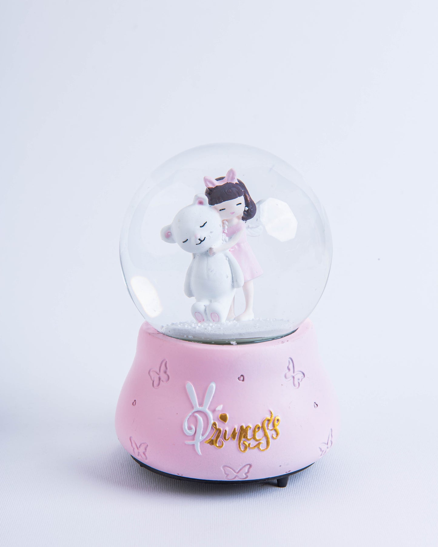 Musical Snow Globe-Princess "Pink"