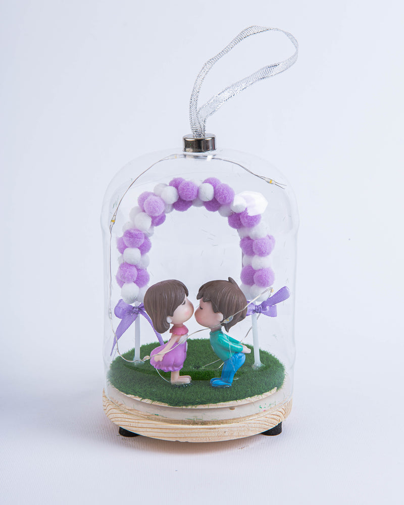 Snow Globe-Together Forever With Led Light