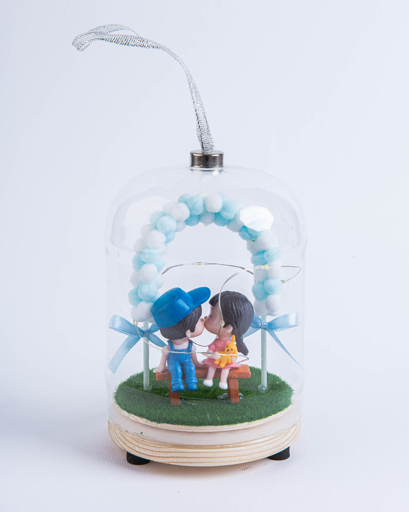 Snow Globe-Garden Love With Led Light