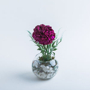 
            
                Load image into Gallery viewer, Green Home-Magenta Flower Pot
            
        