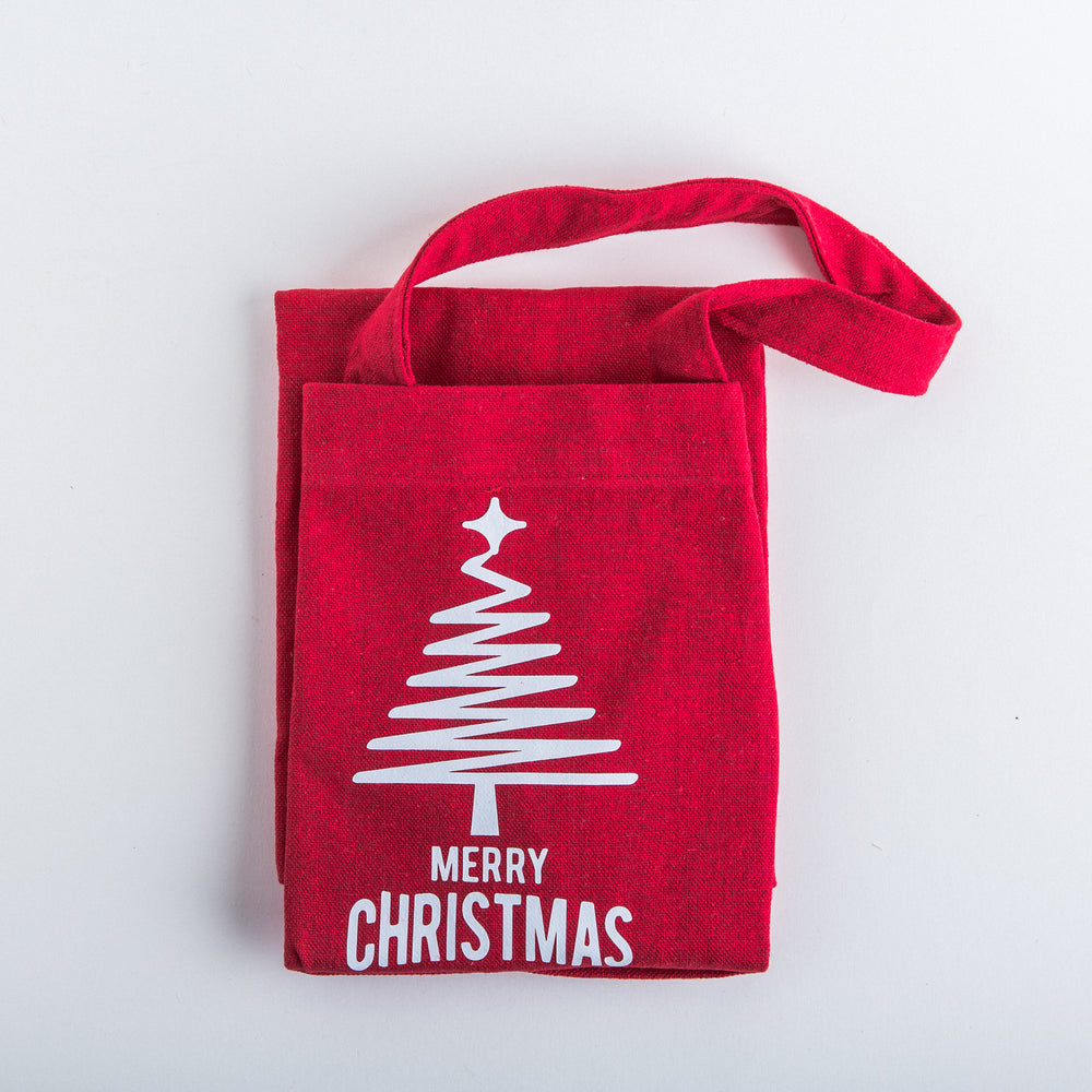 Pink Cottage-Merry Christmas Tree Apron