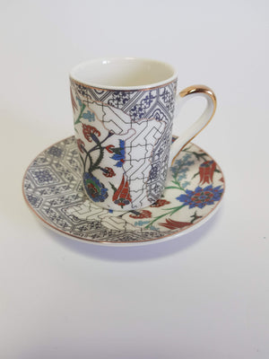 Coffee Cup With Under Line Plate
