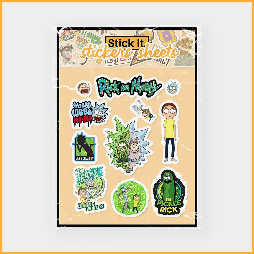 Stick It-Rick and Morty Sheet