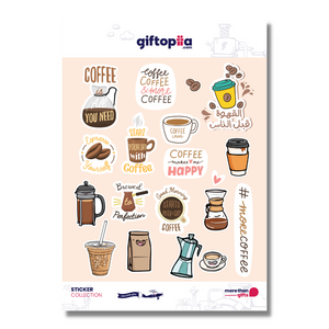 Stickers Sheet-Coffee Lover