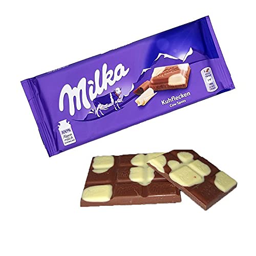 Milka-Alpine Milk and White Chocolate Happy Cow 100 Gram