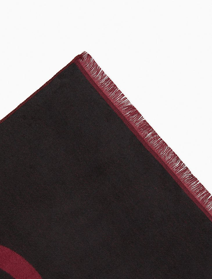 Calvin Klein-CK Logo Woven Scarf