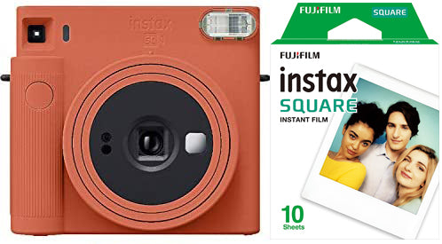 
                  
                    FujiFilm-Instax Square SQ1 Instant Film Camera "Terracotta Orange" With 10 Pack Film
                  
                
