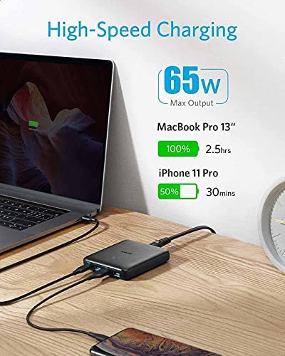 Anker-Power Port Atom III Slim 4 Ports Black