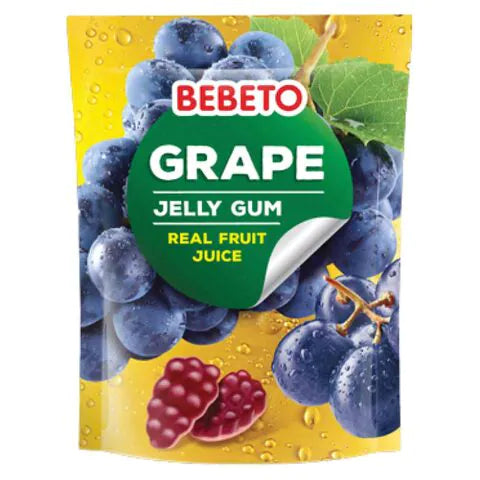 Bebeto-Jelly Chewing Gum with Grape 60G