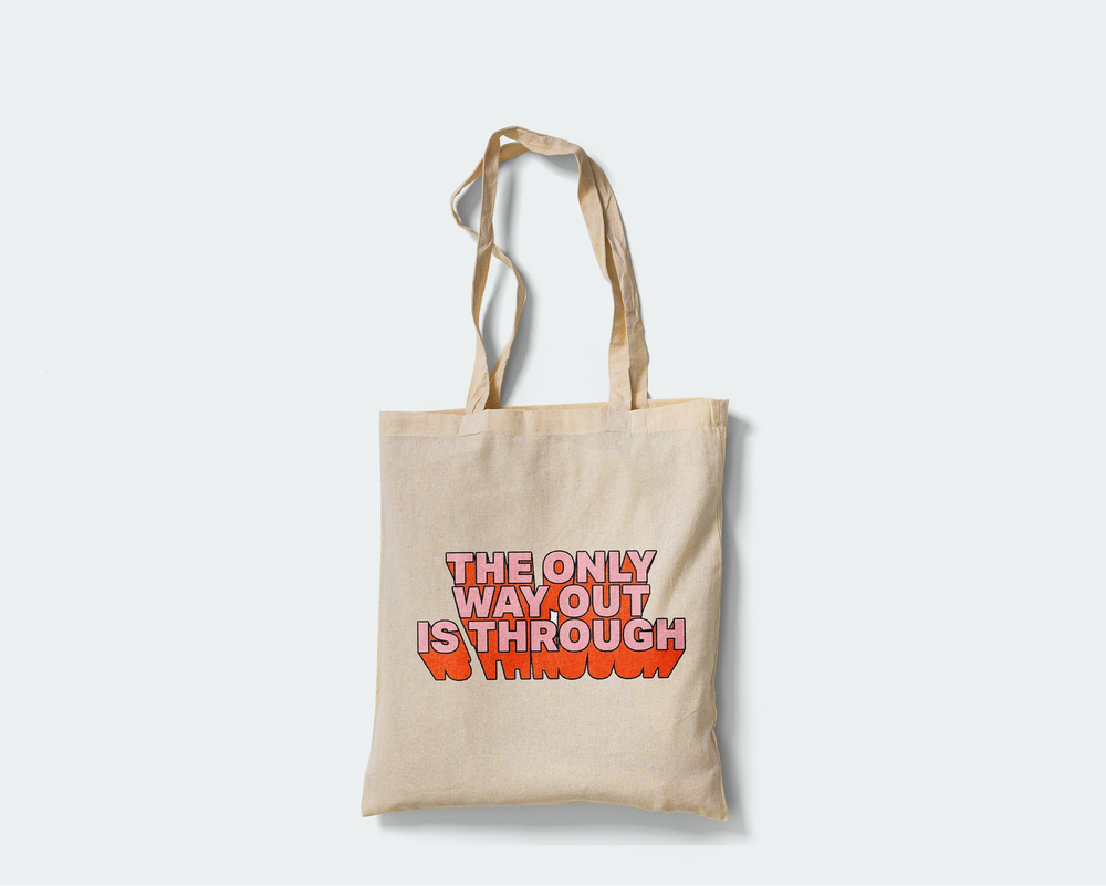 PrintZ-Tote Bag Only way out