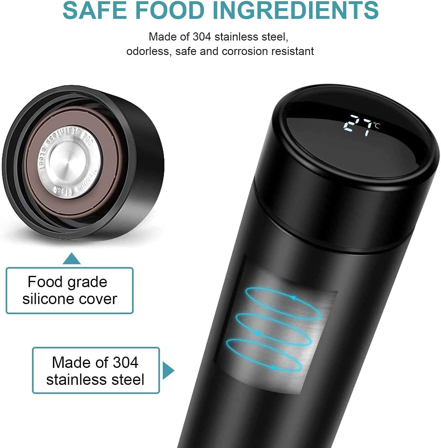 
                  
                    Smart Thermos Cup with LCD Temperature Display Screen
                  
                