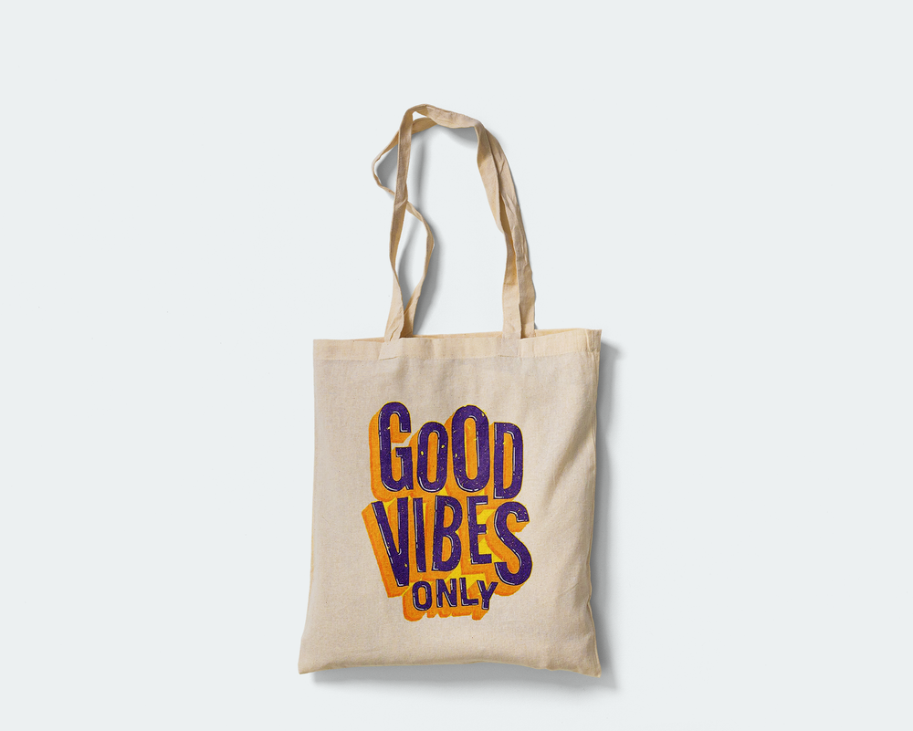 PrintZ-Tote Bag Good Vibes