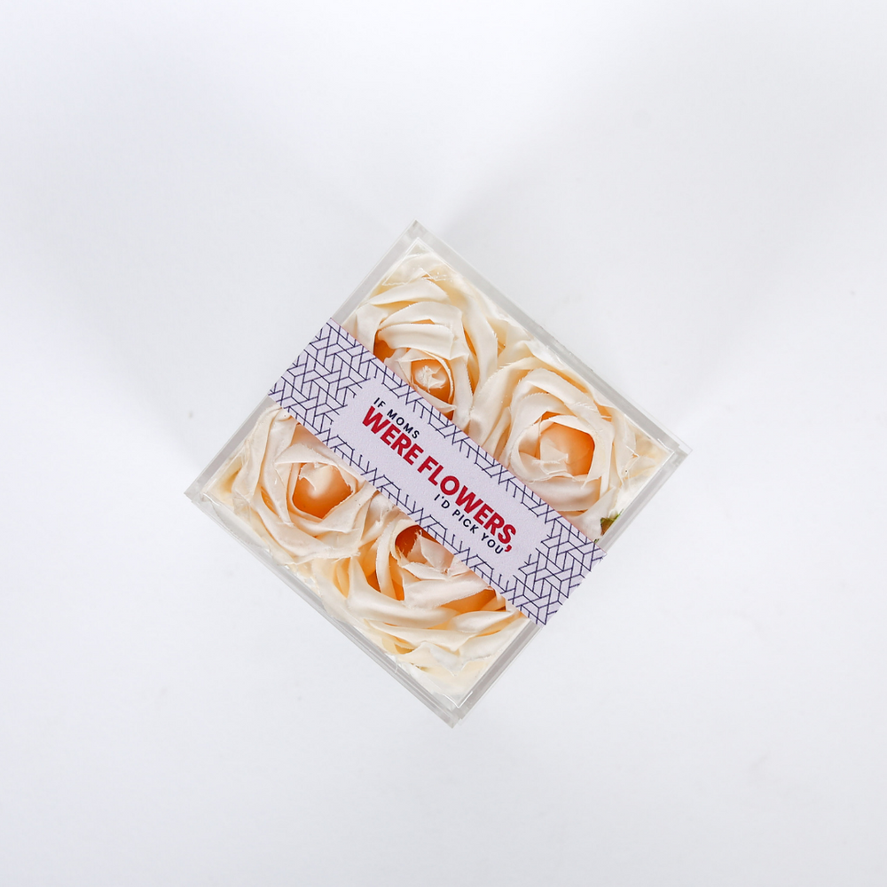 White Roses Cube