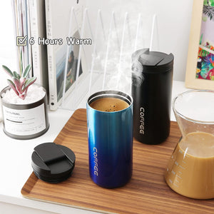 Insulated Vacuum Coffee Cup “Green"