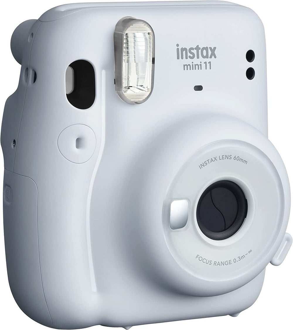 FujiFilm-INSTAX Mini 11 Instant Film Camera "Ice White" With 10 Pack Film Inside