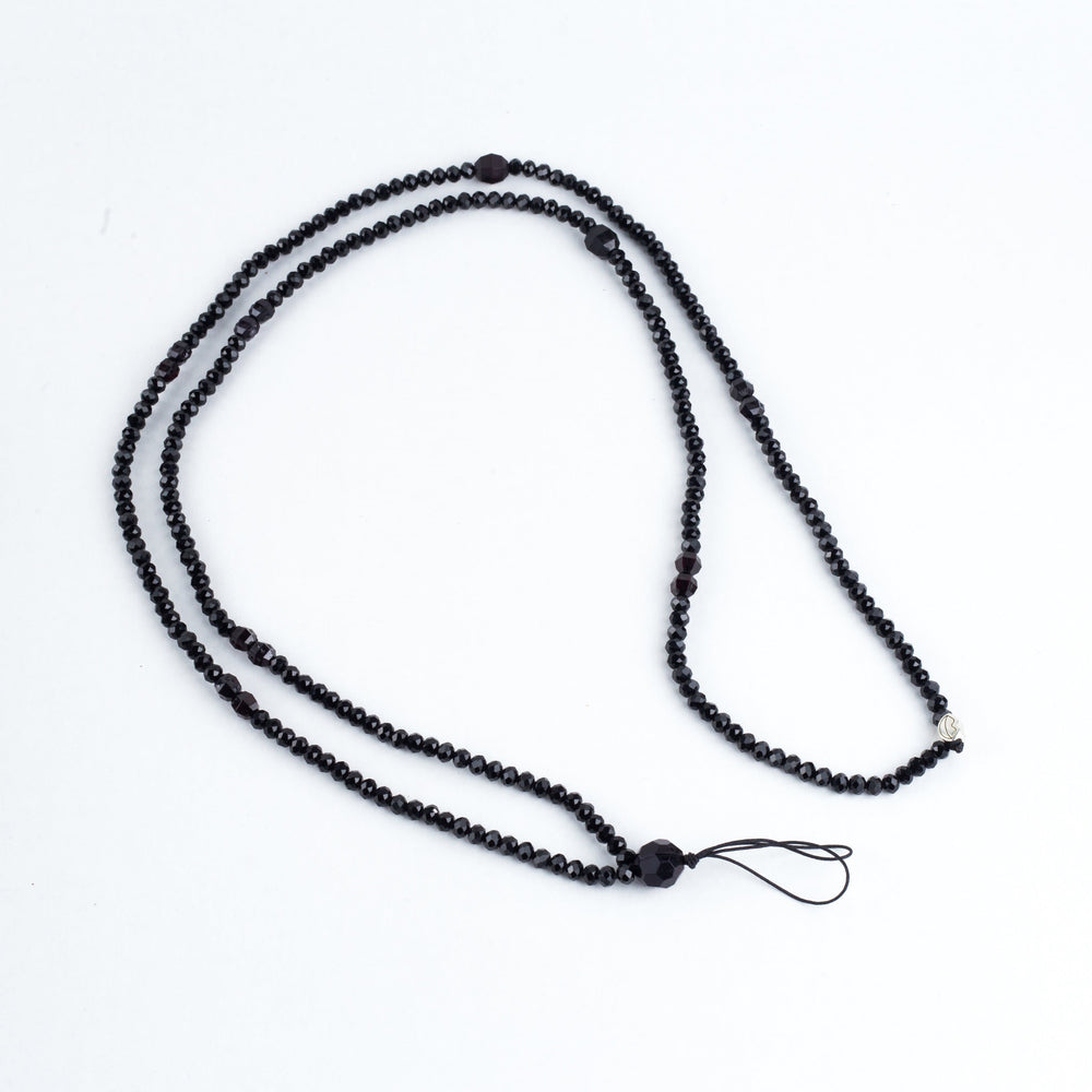 Chaine-Mobile Hanger "Jet Black Crystals"