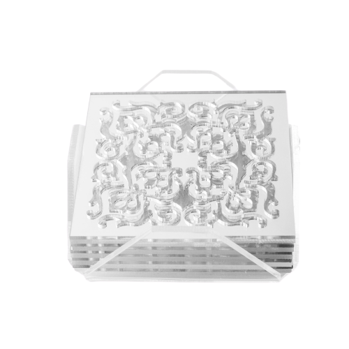 Zee Designs-Motif Silver Coasters
