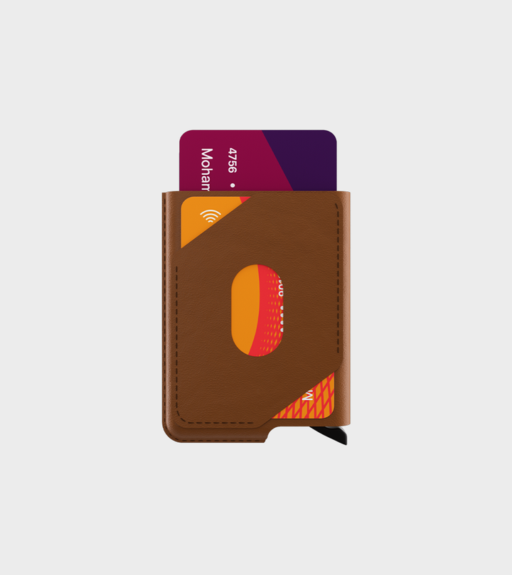 Tap Pocket™ -World’s Most Advanced NFC Cardholder Brown