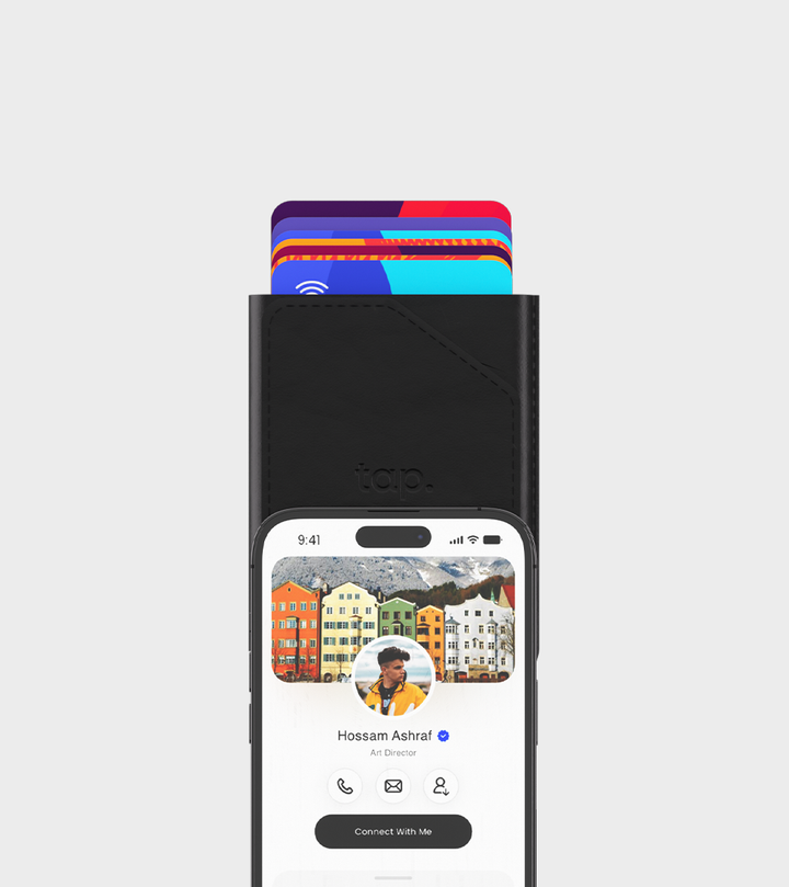 Tap Pocket™ -World’s Most Advanced NFC Cardholder Black