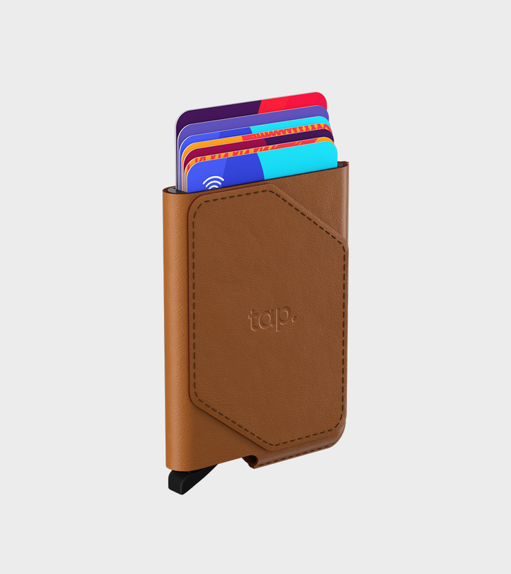 Tap Pocket™ -World’s Most Advanced NFC Cardholder Brown