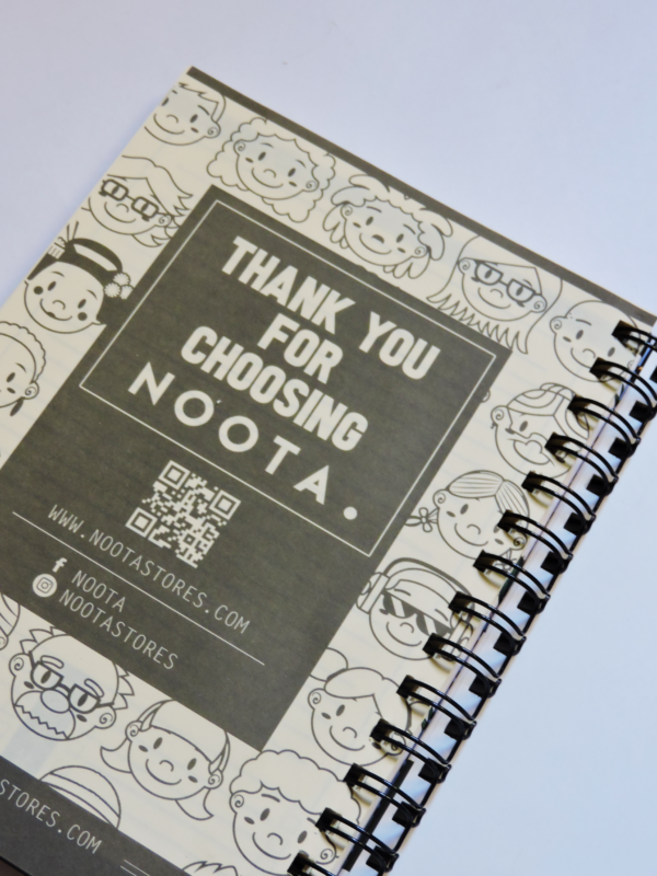 
                  
                    Noota-Rise Up Spiral A5 Notebook
                  
                