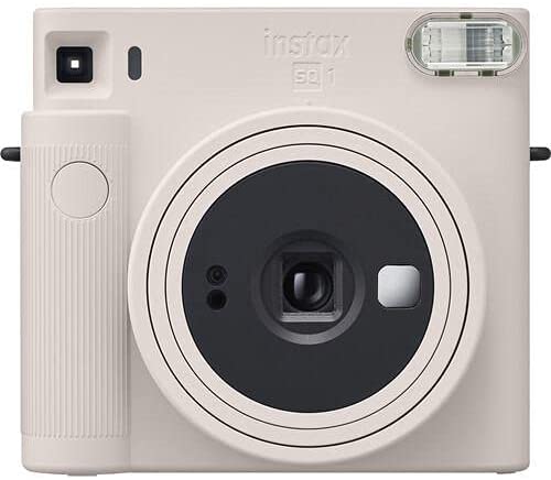 FujiFilm-Instax Square SQ1 Instant Film Camera "Chalk White" With Twin Pack Film